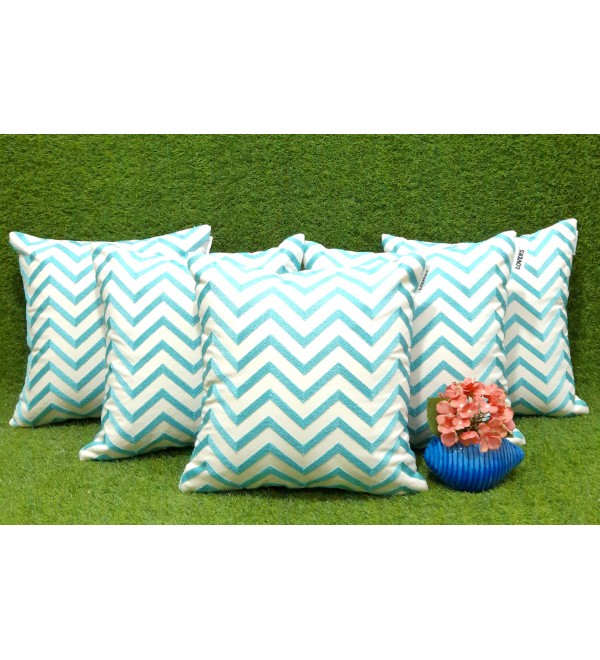 Lehar cushion cover set of 5 pcs  Lehar cushion cover set of 5 pcs