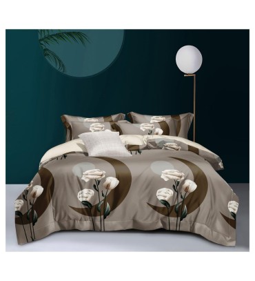 Torso  100%  glazed cotton  3 Pcs Bedsheet Set Torso  100%  glazed cotton  3 Pcs Bedsheet Set